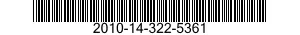 2010-14-322-5361  2010143225361 143225361