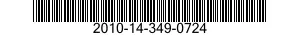2010-14-349-0724 PROPELLER,MARINE 2010143490724 143490724