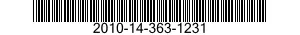 2010-14-363-1231 PROPELLER,MARINE 2010143631231 143631231