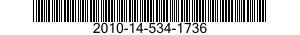 2010-14-534-1736 MODIFICATION KIT,SHIP AND BOAT PROPULSION COMPONENTS 2010145341736 145341736