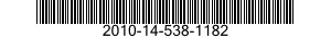 2010-14-538-1182 REPAIR KIT,MECHANICAL TRANSMISSION 2010145381182 145381182