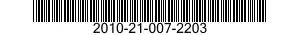 2010-21-007-2203  2010210072203 210072203
