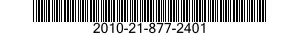 2010-21-877-2401 RELAY HELICAL SLIDI 2010218772401 218772401