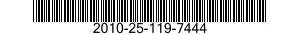2010-25-119-7444  2010251197444 251197444