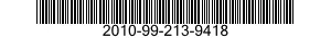 2010-99-213-9418 ENGINE CONTROL UNIT 2010992139418 992139418