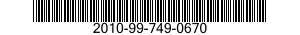 2010-99-749-0670  2010997490670 997490670