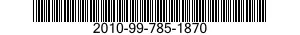 2010-99-785-1870 TRANSMISSION,MECHANICAL,MARINE 2010997851870 997851870