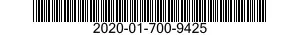 2020-01-700-9425 CASE,MAST 2020017009425 017009425