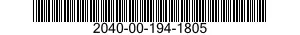 2040-00-194-1805  2040001941805 001941805