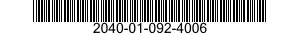 2040-01-092-4006 BRACKET,CONNECTOR 2040010924006 010924006