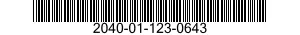 2040-01-123-0643 BUOYANCYBLOCK 2040011230643 011230643