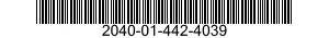 2040-01-442-4039 SHEAVE BRACKET RH 2040014424039 014424039