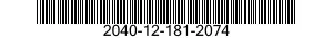 2040-12-181-2074 MOLDING,PLASTIC 2040121812074 121812074