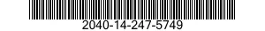 2040-14-247-5749  2040142475749 142475749