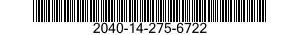 2040-14-275-6722  2040142756722 142756722