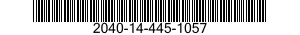 2040-14-445-1057 RUDDER,MARINE 2040144451057 144451057