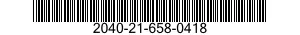 2040-21-658-0418  2040216580418 216580418