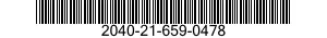 2040-21-659-0478  2040216590478 216590478