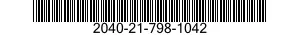 2040-21-798-1042 PAD,BOAT HOISTING 2040217981042 217981042