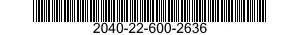 2040-22-600-2636 FERRULE,ELECTRICAL CONDUCTOR 2040226002636 226002636