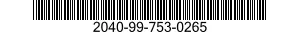 2040-99-753-0265 SUPPORT,BALANCE 2040997530265 997530265