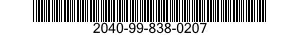 2040-99-838-0207 TOGGLE FASTENER 2040998380207 998380207