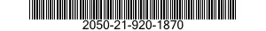 2050-21-920-1870 SINKER,CONCRETE 2050219201870 219201870