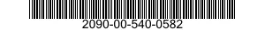 2090-00-540-0582 BLADE,WINDSHIELD WIPER 2090005400582 005400582