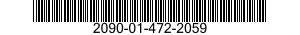 2090-01-472-2059 WINDSHIELD WIPER ASSEMBLY 2090014722059 014722059