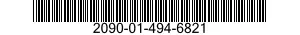 2090-01-494-6821 WINDSHIELD WIPER ASSEMBLY 2090014946821 014946821