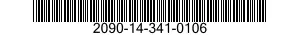 2090-14-341-0106 BLADE,WINDSHIELD WIPER 2090143410106 143410106