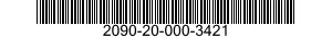 2090-20-000-3421 WINDSHIELD WIPER ASSEMBLY 2090200003421 200003421