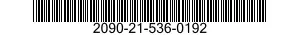 2090-21-536-0192  2090215360192 215360192