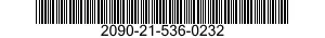 2090-21-536-0232  2090215360232 215360232