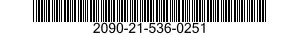 2090-21-536-0251  2090215360251 215360251