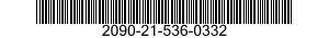 2090-21-536-0332  2090215360332 215360332