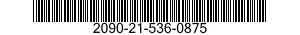 2090-21-536-0875  2090215360875 215360875