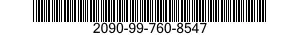 2090-99-760-8547  2090997608547 997608547