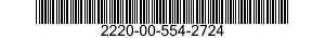 2220-00-554-2724 RAILWAY CAR,TANK 2220005542724 005542724