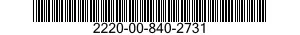 2220-00-840-2731  2220008402731 008402731