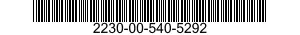 2230-00-540-5292  2230005405292 005405292