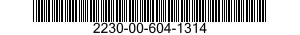 2230-00-604-1314  2230006041314 006041314