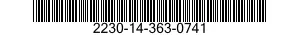 2230-14-363-0741  2230143630741 143630741