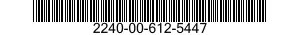 2240-00-612-5447 AIR CYLINDER AND VALVE 2240006125447 006125447