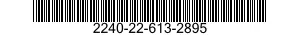 2240-22-613-2895 DISK BRAKE SHOE SET 2240226132895 226132895
