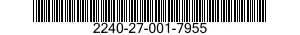 2240-27-001-7955 KEY,RAILWAY CAR BRAKE SHOE 2240270017955 270017955