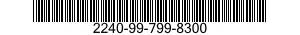 2240-99-799-8300 SEAT,VALVE 2240997998300 997998300