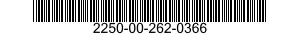 2250-00-262-0366  2250002620366 002620366