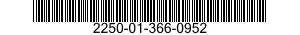 2250-01-366-0952 RAIL CLIP,RAILWAY 2250013660952 013660952