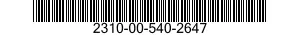 2310-00-540-2647  2310005402647 005402647